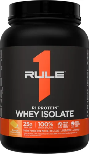 Vista 29 de Rule 1 Proteins R1 Protein Whey Isolate, crema de plátano, 23 porciones