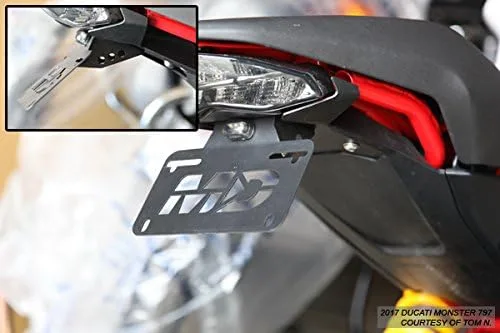 Vista 3 de Kit eliminador de guardabarros para Ducati Monster 797 797+ 2017-2020