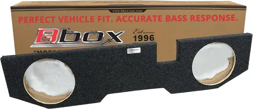 Vista 8 de Bbox - Caja de subwoofer dual de 10 pulgadas, carcasa de subwoofer alfombrada sellada, compatible con Dodge Ram Quad Cab 2002-2018, caja