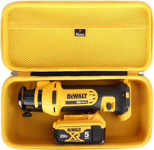 Vista 3 de Mchoi Estuche rígido de transporte para Dewalt 20 V MAX herramienta de corte para paneles de yeso DCE555B / DCE555D2 / DCS551B, caja