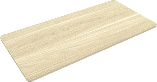Vista 22 de FLEXISPOT Mesa de Escritorio de una pieza de 102 x 61 cm, escritorio de altura ajustable de 1 pulgada, mesa rectangular de escritorio de 42 cm