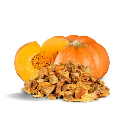 Vista 5 de Its Delish, recipiente jumbo de 24 onzas Dados de calabaza deshidratados gourmet picados para cocinar y hornear sopa de verduras saludables Sin