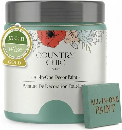 Vista 33 de Country Chic - Pintura a la tiza todo en uno para muebles y armarios, ecológica, acabado mate, con primer y sellador, para madera y metal, Alchemist