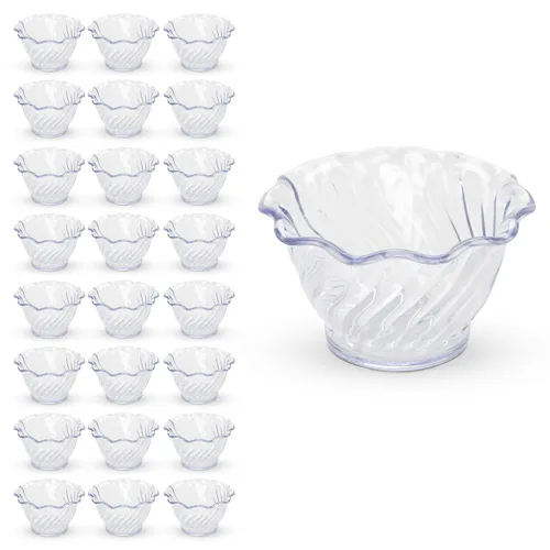 Vista 2 de Carlisle FoodService Products 453207 Mini taza de plástico para parfait, 5.4 onzas, transparente
