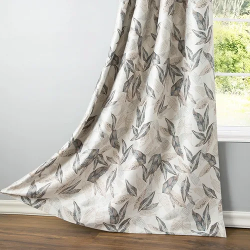 Vista 29 de Leeva Cortinas opacas para puerta corredera, cortinas de bloqueo de luz con hojas de serie azul, cortinas pesadas para ventanas de guardería, 2