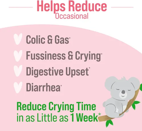 Vista 7 de Culturelle Probióticos infantiles para apoyo inmunológico y digestivo, 50 unidades y gotas calmantes y cómodas para bebés de 0 a 12 meses, 0.29 onzas