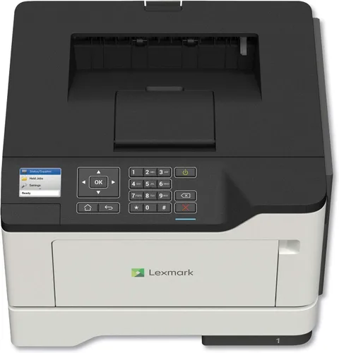 Vista 2 de Lexmark MS520 MS521dn Impresora láser de sobremesa - Monocromo - 46 ppm Mono - Impresión 1200 x 1200 ppp - Impresión dúplex automática - Entrada