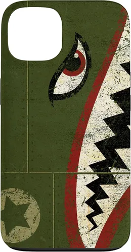 Vista 7 de WWII P-40 Fighter Plane Shark Mouth Warbird Nose Art Case for iPhone 17