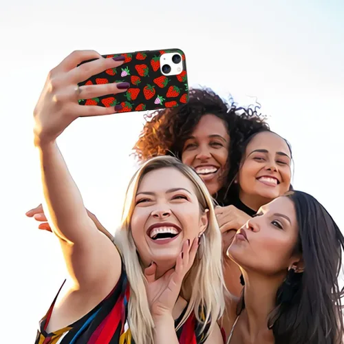 Vista 5 de JOYLAND Funda de silicona líquida compatible con iPhone 13, funda de protección suave a prueba de golpes, soporte de carga inalámbrica