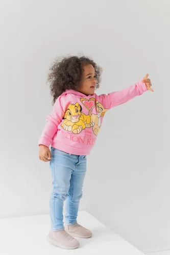 Vista 2 de Disney Junior Lion King Doc McStuffins - Sudadera con capucha de forro polar para niñas pequeñas y grandes (2T - 10-12)