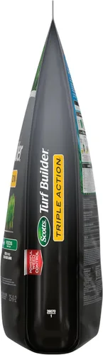 Vista 13 de Scotts Turf Builder Triple Action1, combinación de control de malezas, prevención de malezas y fertilizante, 25-0-2, 5,000 pies cuadrados, 14.10