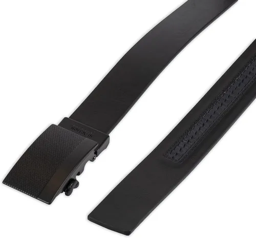 Vista 4 de Kenneth Cole REACTION - Cinturón ajustable de ajuste perfecto para hombre, estilo de bloqueo de pista y hebilla de compresión