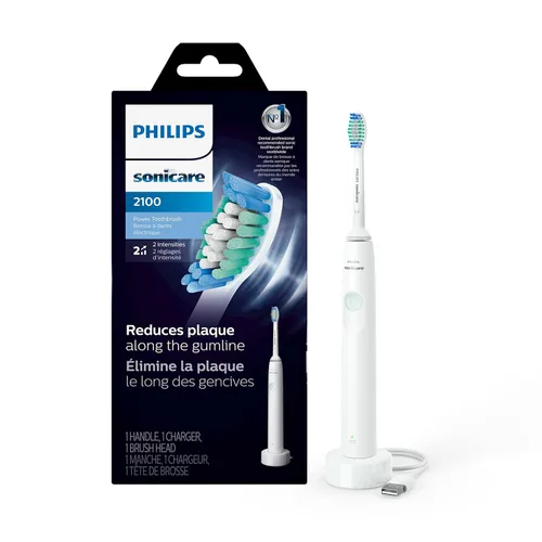 Vista 2 de Philips Sonicare y un paquete de cepillos de dientes eléctricos (HX3661/04 + HY1100/02)