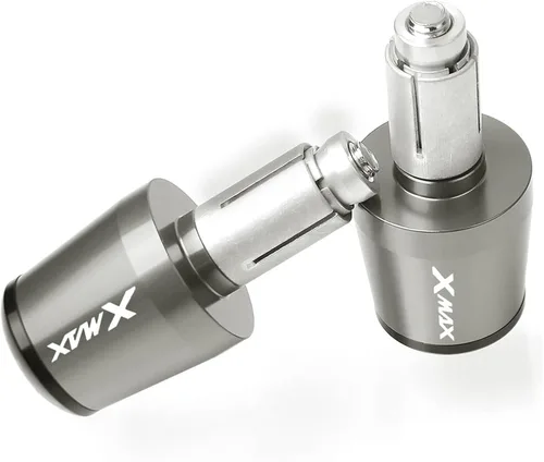 Vista 8 de Y&AMAHA X-MAX Xmax X MAX 125 250 300 400 CNC Alumiunm Plugs Manillar Moto Manillar Moto Manillar Agarres Tapa Extremos 7/8'' 0.866 in (Color : Negro)