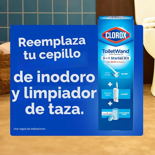 Vista 8 de Clorox ToiletWand - Recambios de limpiador de inodoro, cepillo de inodoro, original, 10