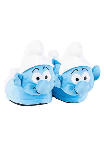 Vista 2 de Pantuflas de Felpa para Adultos Los Pitufos Multicolor
