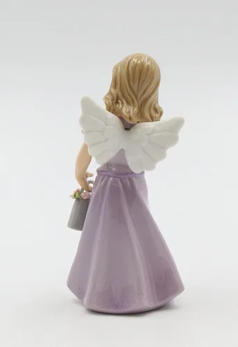 Vista 2 de Cosmos Gifts Ángel en lavanda vestido figura púrpura