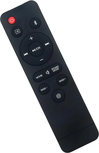 Vista 3 de Mando a distancia de repuesto aplicable para barra de sonido ONN 100043839 Sistema de altavoces