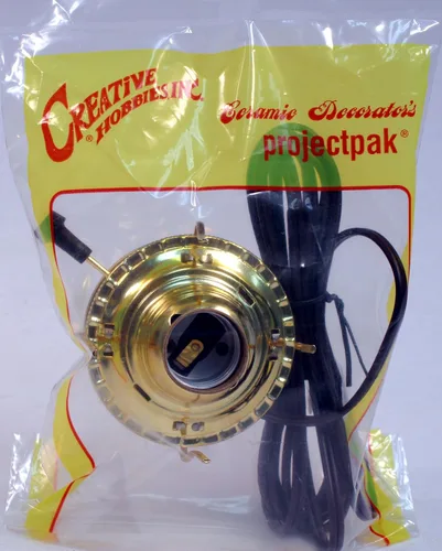 Vista 7 de Creative Hobbies Kit de conversión de quemador de lámpara de aceite eléctrico, pre-cableado y listo para usar (#2)