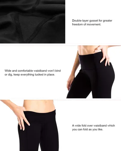 Vista 5 de Yogipace Petite - Leggings de yoga de cintura alta de 23"25" para mujer, hasta el tobillo, pantalones de yoga Acitve