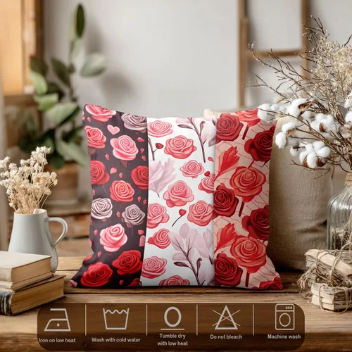 Vista 217 de Batmerry Autumn Pumpkin Templeton Throw Pillow Covers, Green Leaves Paths Forests Decorative Pillow Covers Digital Printing Blended for Couch Sofa