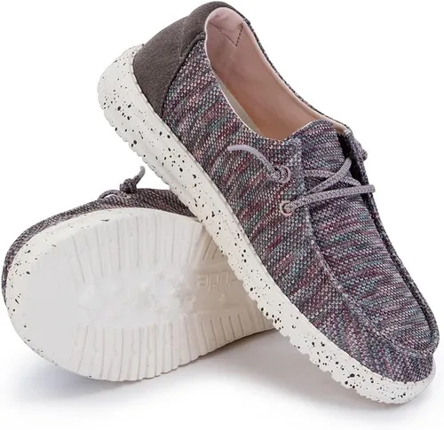 Vista 3 de Hey Dude - Mocasines con estampado Wendy Rosa antigua