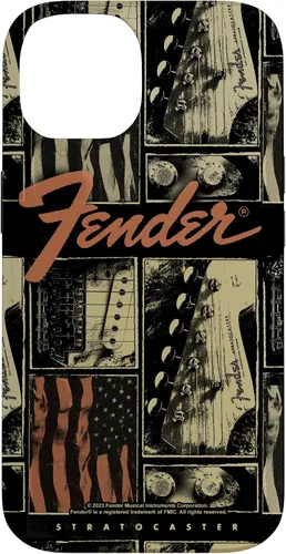 Vista 4 de Fender Funda vintage Stratocaster Americana Distressed Collage para iPhone 17