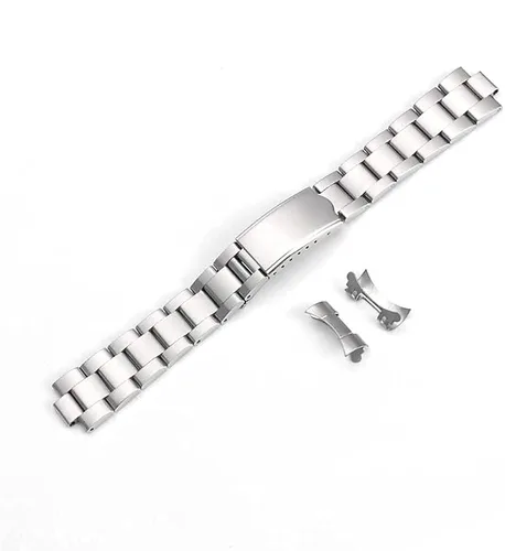 Vista 9 de Correa de acero inoxidable 316L 20MM Oyster Watch Band para reloj RLX