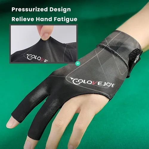 Vista 4 de Guantes deportivos de 3 dedos, 7.1 x 3.6 pulgadas, antideslizantes, transpirables, reducen la fricción, tiradores de mano izquierda, guantes Gris
