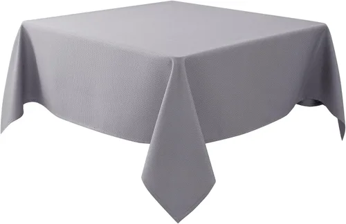 Vista 79 de Biscaynebay Auqa - Mantel cuadrado de 54 x 54 pulgadas, mantel de tela con tarjeta azul Auqa, pequeño, plegable, resistente al agua, para cocina