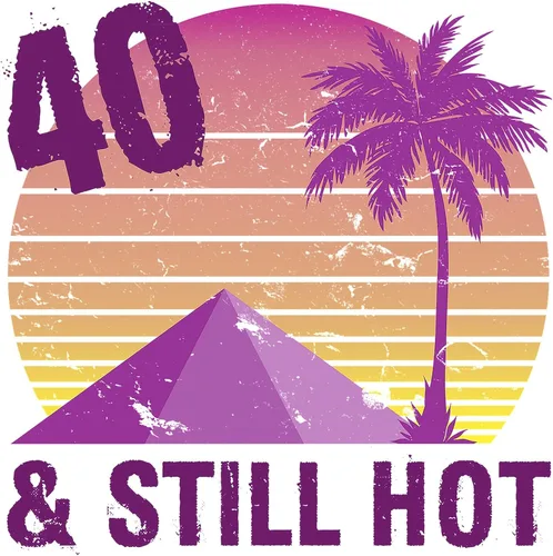 Vista 2 de CafePress Divertida toalla de playa grande para cumpleaños número 40, toalla suave con diseño único