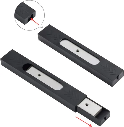 Vista 3 de EHDIS Cuchillas de repuesto de 6 pulgadas para raspador de pintura, cuchillas de acero inoxidable para raspadores de ventana, doble filo, paquete