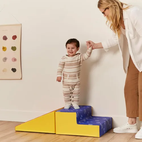 Vista 9 de ECR4Kids Softzone Little Me Climb and Slide, juego para niños pequeños, varios colores, 2 piezas Surtido