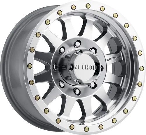 Vista 6 de Method Race Wheels 304 Double Standard Maquinado/Capa Transparente 16x8 pulgadas, 6x5.5 pulgadas, desplazamiento de 0mm, espacio posterior de 4.5