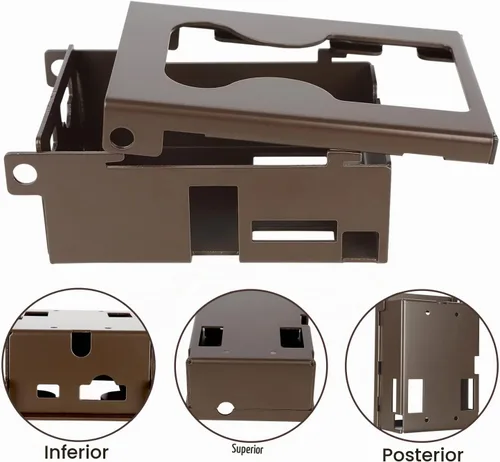 Vista 4 de BLAZEVIDEO - Caja de seguridad para cámara de sendero, resistente a la Marrón X1