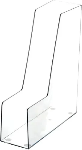 Vista 7 de YBM HOME Organizador vertical para archivos, diseño frontal abierto para un fácil acceso a archivos, documentos y revistas, ideal para oficina