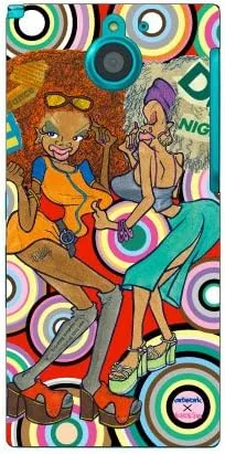 Vista 18 de MSOJ1C-ABWH-151-M827 Cute Dancers, Circle and Yellow Back Design by Artwork/for Xperia J1 Compact D5788/MVNO Smartphone (SIM Free Device)