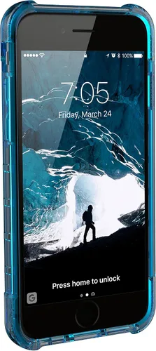 Vista 7 de URBAN ARMOR GEAR [UAG iPhone 8/iPhone 7/iPhone 6s [pantalla de 4.7 pulgadas] Plyo pluma-ligera resistente [glaciar] funda militar para iPhone