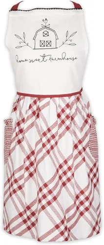 Vista 11 de DII Home Sweet Farmhouse Kitchen Collection, manoplas de horno, juego de toallas de cocina, color rojo granero, 4