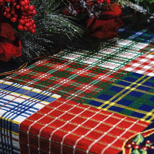 Vista 5 de Homvare Camino de longitud completa para cena de Navidad, reuniones de amigos y familiares, festivales, cócteles, decoración del hogar, tapiz