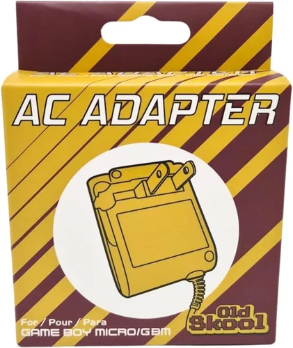 Vista 5 de Old Skool Game Boy Micro AC Wall Charger - Game Boy Advance