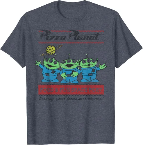 Vista 22 de Disney Pixar Toy Story Pizza Planet Aliens Camiseta