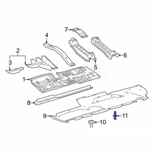 Vista 7 de Rexka 30 clips de retención de remaches para guardabarros compatibles con Mercedes-Benz 0009914140 A, C, Cla, CLS, E, GLB, Clase S