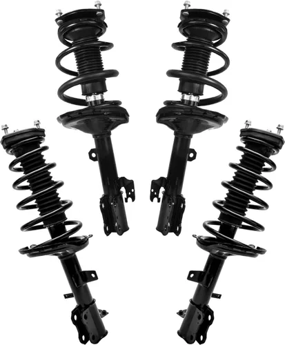 Vista 17 de Detroit Axle - 4 piezas de soportes para Toyota 2004 2005 2006 2007 2008 2009 Prius, soportes delanteros y traseros con resortes helicoidales