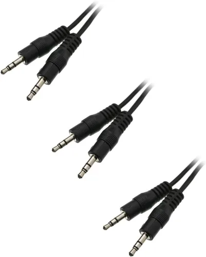 Vista 6 de CableWholesale 350096 - Cable estéreo macho de 0.138 in, macho estéreo de 0.138 in