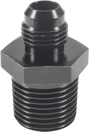 Vista 10 de Adaptador de tubería macho 4AN a NPT de 1/4 pulgadas, adaptador recto de aluminio de 4AN a 1/4 de pulgada NPT para accesorios de sistema