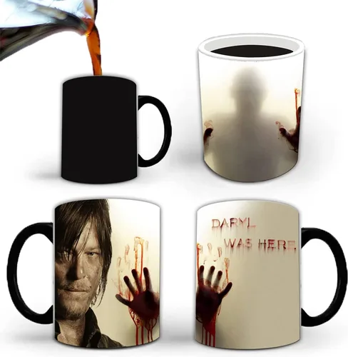 Vista 7 de Taza de café divertida, regalos de elefante blanco para adultos, taza de café de belleza de anime, taza que cambia de color (11 onza), regalos
