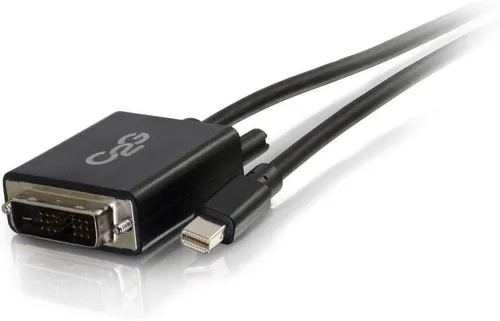 Vista 13 de C2G Mini Display Port Adapter, Display Port to DVI, Macho a Macho, Negro, 3 Pies (3.0 ft), Cables to Go 54334