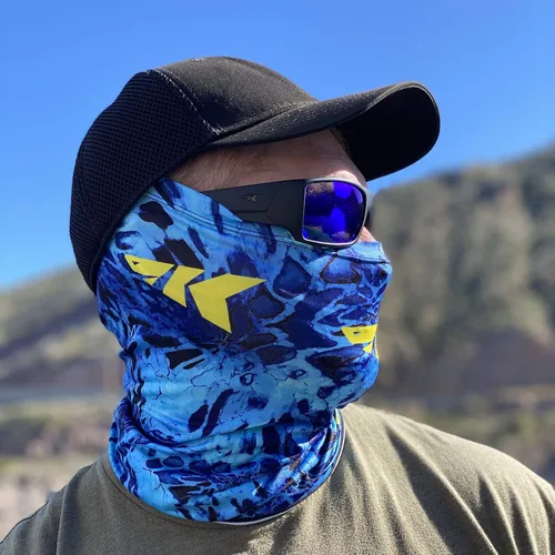 Vista 4 de KastKing Sol Armis - Cubrecuello con protección solar FPU 50 contra los rayos ultravioleta del sol, cubrebocas