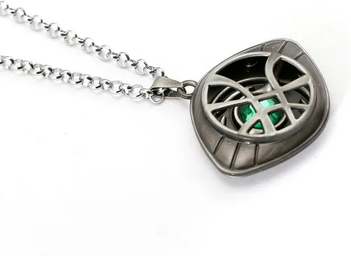 Vista 3 de DUOSHIDA Collar Doctor Strange con colgante de piedra para disfraz de Agamotto (nl005390)